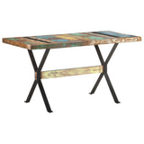 Dining Table 140x70x76 cm Solid Reclaimed Wood - Extra Image