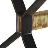 Dining Table 160x80x76 cm Solid Reclaimed Wood - Rear View