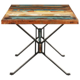 Dining Table 180x90x76 cm Solid Reclaimed Wood - Side View