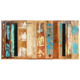 Dining Table 180x90x76 cm Solid Reclaimed Wood - Top-Down View