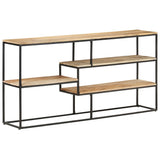 Sideboard 150x30x75 cm Rough Mango Wood
