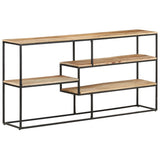 Sideboard 150x30x75 cm Rough Mango Wood - Low Angle