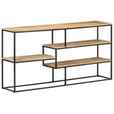 Sideboard 150x30x75 cm Rough Mango Wood - Extra Image