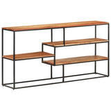 Sideboard 150x30x75 cm Solid Acacia Wood - Close-Up Angle