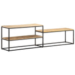 TV Cabinet 180x30x50 cm Rough Mango Wood