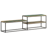 TV Cabinet 180x30x50 cm Solid Reclaimed Wood - Extra Image