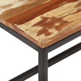 TV Cabinet 180x30x50 cm Solid Reclaimed Wood - Close-Up Angle