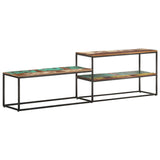 TV Cabinet 180x30x50 cm Solid Reclaimed Wood - Extra Image