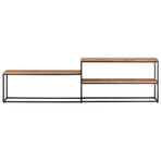 TV Cabinet 180x30x50 cm Solid Acacia Wood