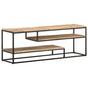 TV Cabinet 130x30x45 cm Rough Mango Wood