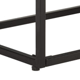 TV Cabinet 130x30x45 cm Rough Mango Wood - Close-Up Angle