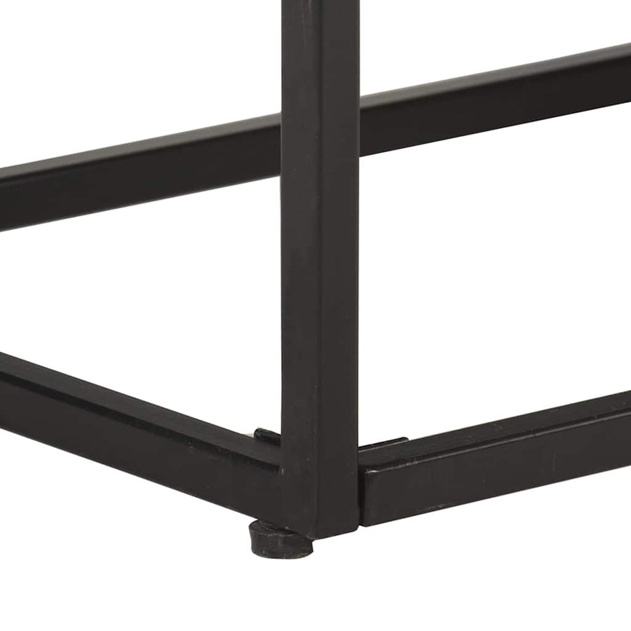 TV Cabinet 130x30x45 cm Rough Mango Wood