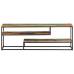 TV Cabinet 130x30x45 cm Solid Reclaimed Wood