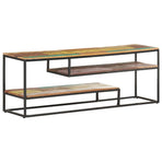 TV Cabinet 130x30x45 cm Solid Reclaimed Wood