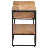 TV Cabinet 130x30x45 cm Solid Acacia Wood - Side View