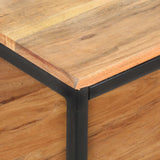 TV Cabinet 130x30x45 cm Solid Acacia Wood - 45-Degree Angle