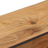 TV Cabinet 130x30x45 cm Solid Acacia Wood