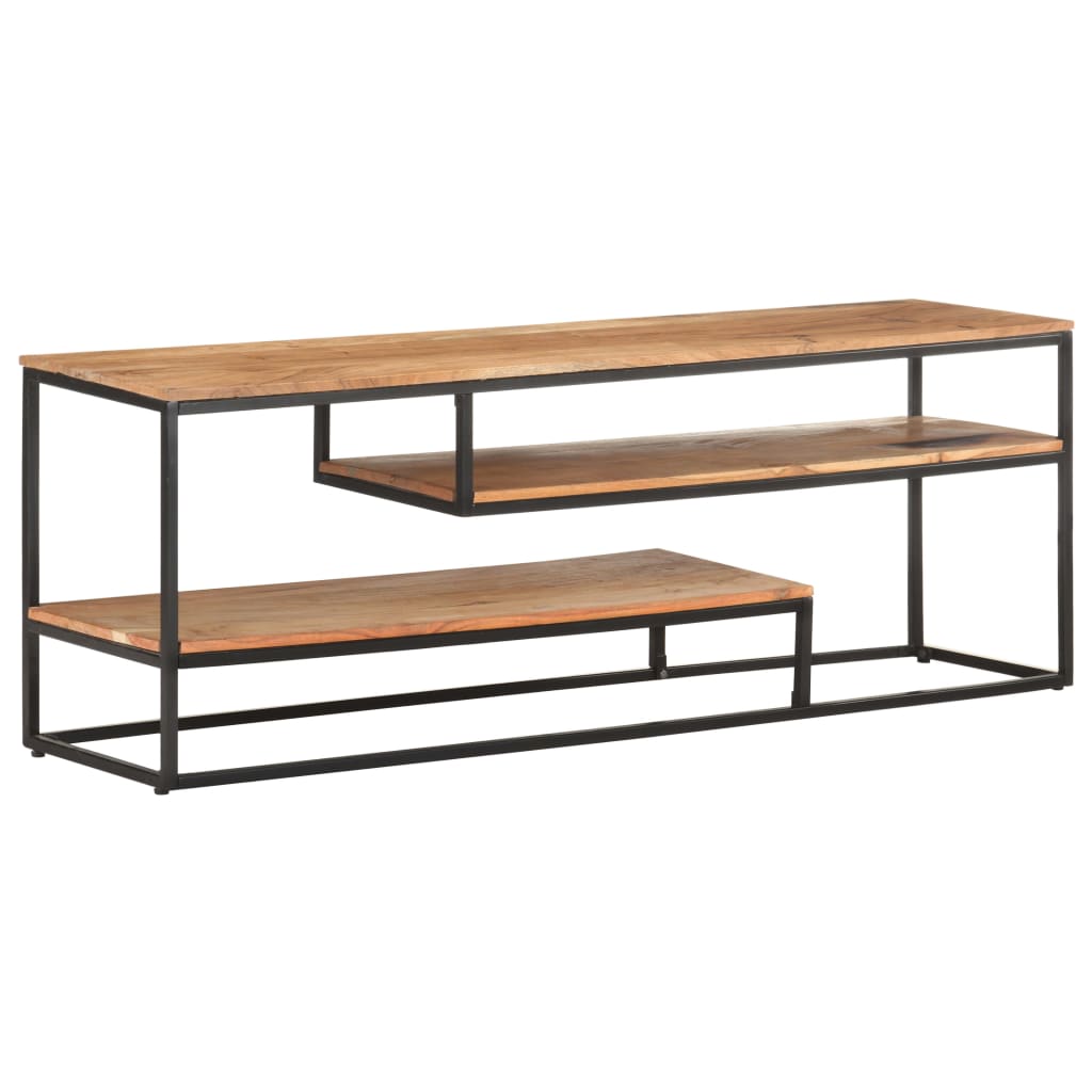 TV Cabinet 130x30x45 cm Solid Acacia Wood