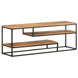 TV Cabinet 130x30x45 cm Solid Acacia Wood - Extra Image