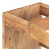 Wine Rack for 5 Bottles Solid Acacia Wood - 45-Degree Angle