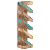 Wine Rack for 5 Bottles Solid Reclaimed Wood - Extra Image