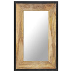 Mirror 80x50 cm Solid Mango Wood