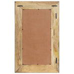 Mirror 80x50 cm Solid Mango Wood