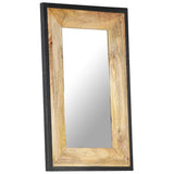 Mirror 80x50 cm Solid Mango Wood