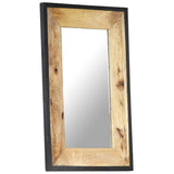Mirror 80x50 cm Solid Mango Wood - Extra Image