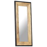 Mirror 110x50 cm Solid Mango Wood - Low Angle