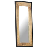 Mirror 110x50 cm Solid Mango Wood - Extra Image