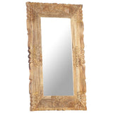 Mirror 80x50 cm Solid Mango Wood - Extra Image
