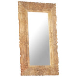 Mirror 80x50 cm Solid Mango Wood - Extra Image