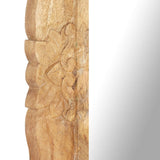 Mirror 110x50 cm Solid Mango Wood - 45-Degree Angle