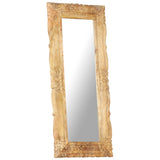 Mirror 110x50 cm Solid Mango Wood - Low Angle
