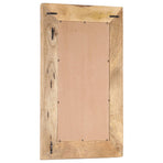Hand-Carved Mirror 80x50x2.5 cm Solid Mango Wood