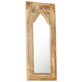 Mirror 50x3x110 cm Solid Mango Wood - Front View