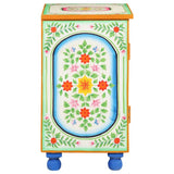 Hand Painted Sideboard 70x35x60 cm Solid Mango Wood - Extra Image