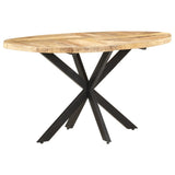 Dining Table 140x80x75 cm Solid Mango Wood - Extra Image