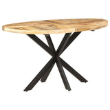 Dining Table 140x80x75 cm Solid Mango Wood - Low Angle