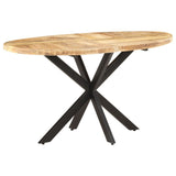 Dining Table 140x80x75 cm Solid Mango Wood - Extra Image