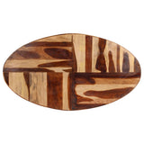 Dining Table 160x90x75cm Solid Acacia Wood - Close-Up Angle