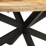 Dining Table 240x100x75 cm Rough Mango Wood