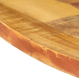 Dining Table Round 175x75 cm Solid Reclaimed Wood - 45-Degree Angle