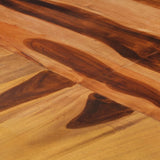 Dining Table Round 175x75 cm Acacia Wood with Honey Finish - Top-Down View