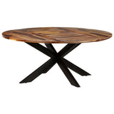 Dining Table Round 175x75 cm Acacia Wood with Honey Finish - Extra Image
