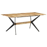 Dining Table 180x90x76 cm Solid Mango Wood