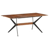 Dining Table 180x90x76 cm Solid Mango Wood - Extra Image