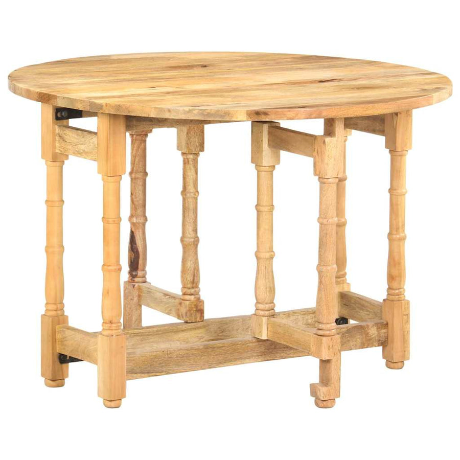 Dining Table Round 110x76 cm Solid Mango Wood