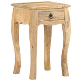 Bed Cabinet 28x28x46 cm Solid Mango Wood - Extra Image